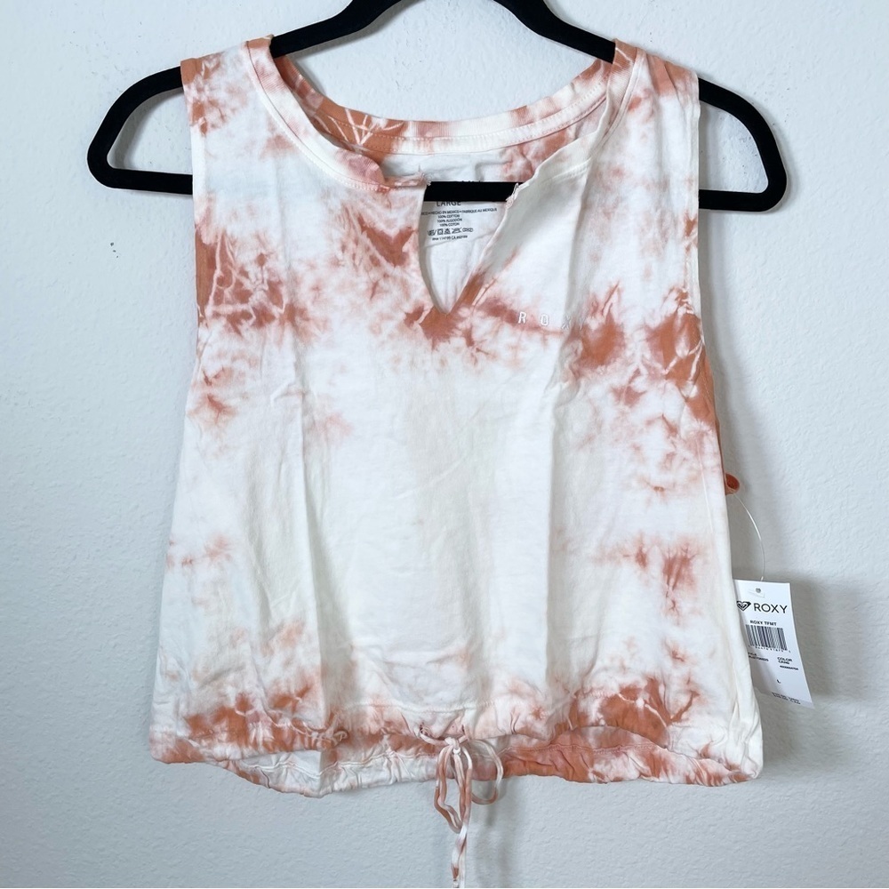 Roxy Tie-Dye Cropped Tank Top - Picture 4 of 11